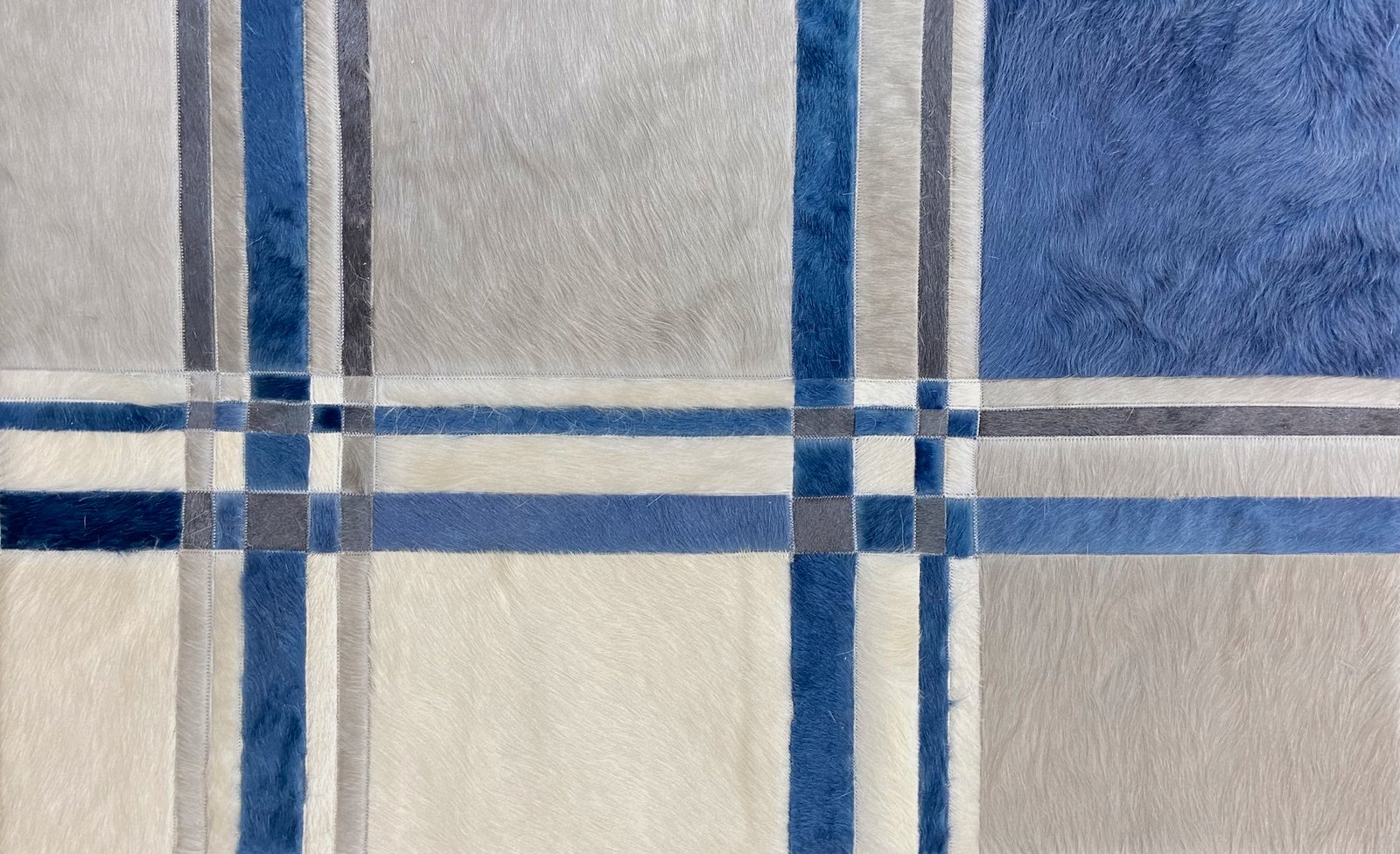 TARTAN ALABASTER, GREY, BLUE