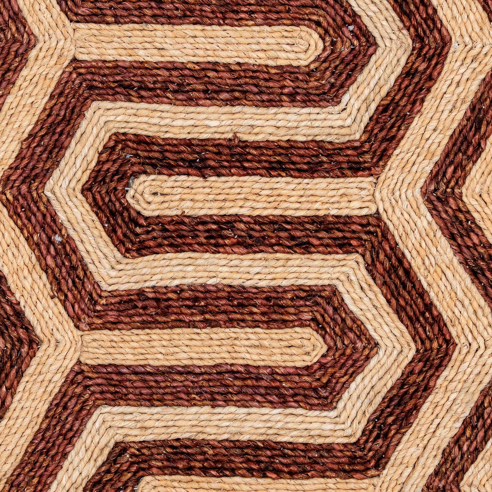 Labyrinth Rust Brown Natural